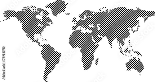world map high quality vector illustration