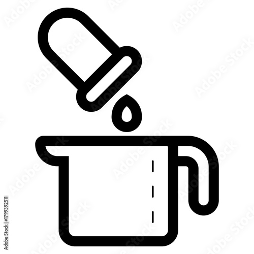 mixed chemistry liquid icon