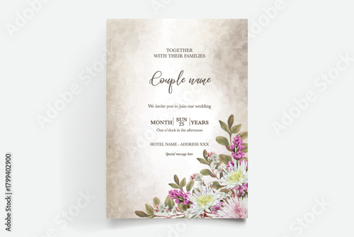 Save the date wedding invitation templates