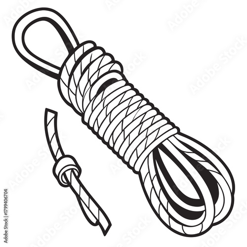 hand drawn electric wire