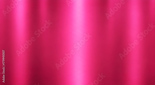 Abstract pink metallic fabric with vertical folds and highlights