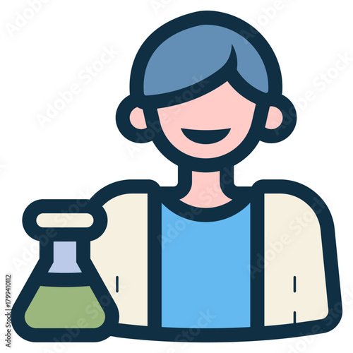 male scientist icon