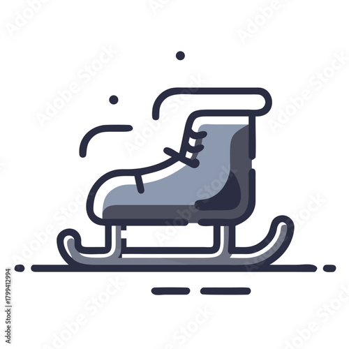 Ice Skate Winter Sport Icon