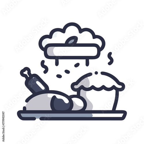 Thanksgiving/Holiday Dinner Menu Icon