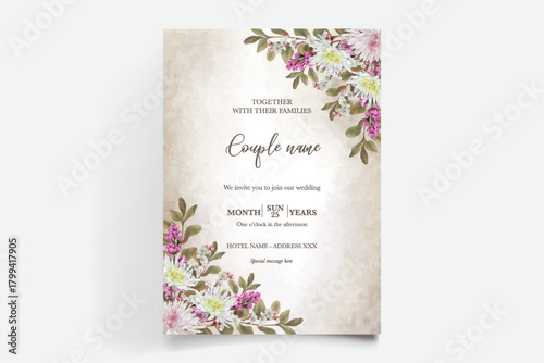 Save the date wedding invitation templates