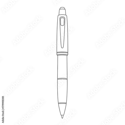 vector illustration of a silver knife