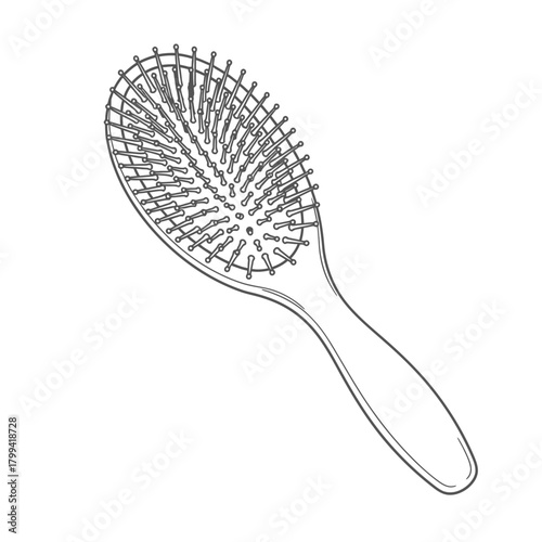badminton racket isolated on white background