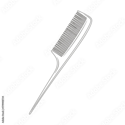 comb isolated on white