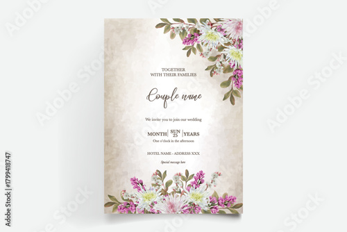 Save the date wedding invitation templates