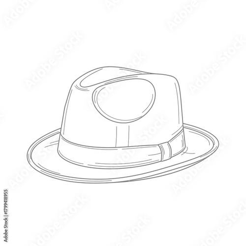 hat isolated on white background