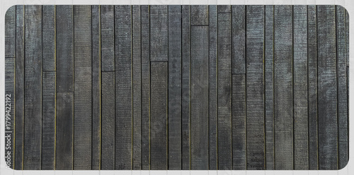 Tableau sur toile Bois brûlé