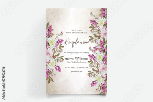Save the date wedding invitation templates