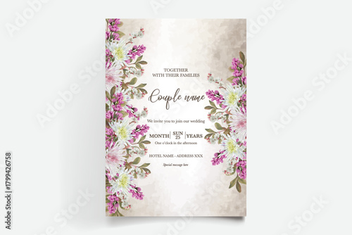 Save the date wedding invitation templates