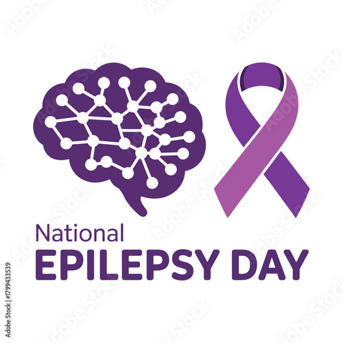 International Epilepsy Day Vector Design.