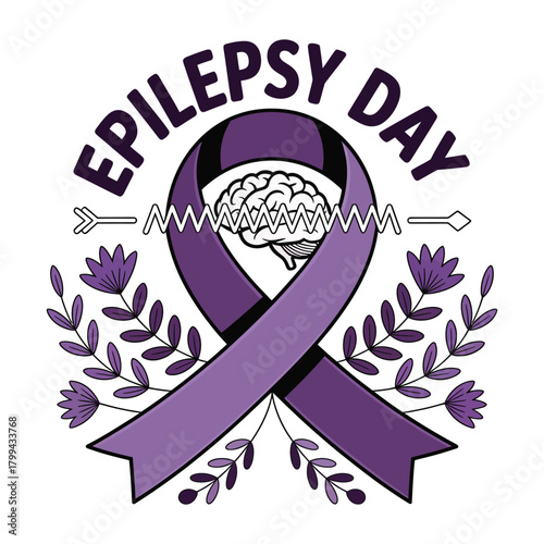 International Epilepsy Day Vector Design.