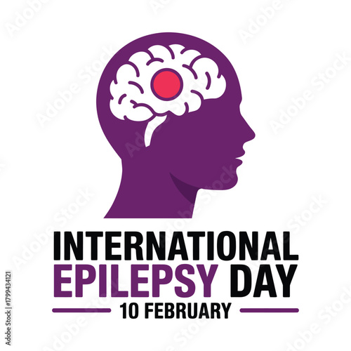 International Epilepsy Day Vector Design.