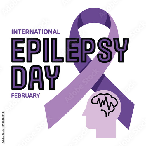 International Epilepsy Day Vector Design.