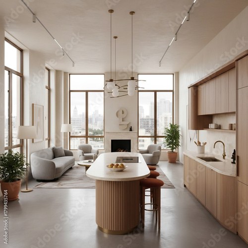 Décoration d'un appartement style Pierre Yovanovitch