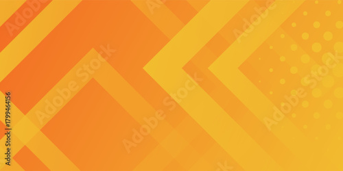 Fresh orange gradient web abstract background geometry shine and layer element vector for presentation design. eps10
