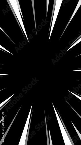 Anime Running Speed Lines Animation Vertical