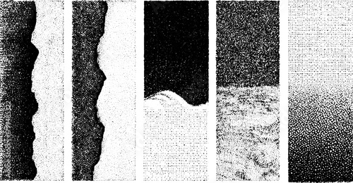 Abstract texture with gradient pattern in black and white. Simple modern vector illustration.