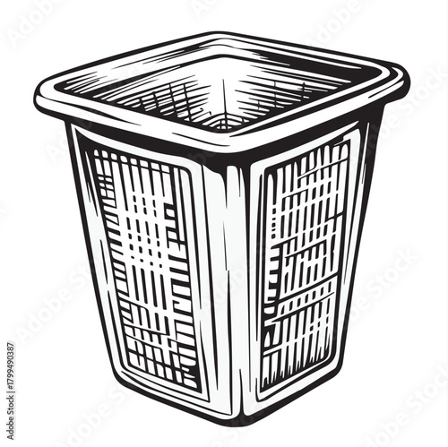 trash can vector