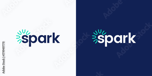 Spark Logo Design Modern Unique