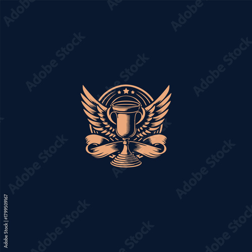 Champion Trophy Vector Logo