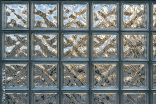 Crystal paves wall texture, interior design 