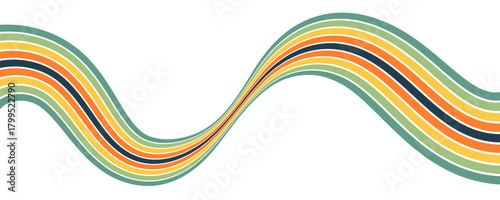 Vintage striped backgrounds, posters, banner samples retro colors 1970s 1900s 70s 80s 90s. Retro vintage style 70s striped background poster lines. Shapes vector design graphic 1980s.