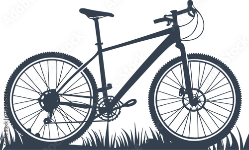 bicycle isolated on white