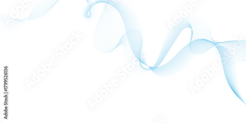 Abstract blue wavy lines Digital frequency track equalizer background. Curved wave smooth stripe seamless pattern. Wave lines created using blend tool. graphic design template banner business wave.	