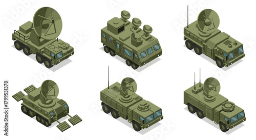 Dynamic isometric military communication vehicles offer a modern strategic defense concept for army technology and global security solutions