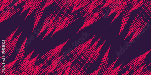 Monochrome printing raster, abstract vector halftone background concept