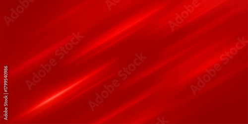 Red silk satin fabric texture with smooth soft flowing elegance and wave pattern backdrop