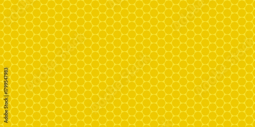 Yellow honeycomb vector seamless pattern background design texture.  honey, orange, comb, beeswax, textured, backgrounds