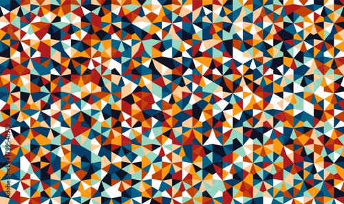 Geometric pattern designed for wallpaper