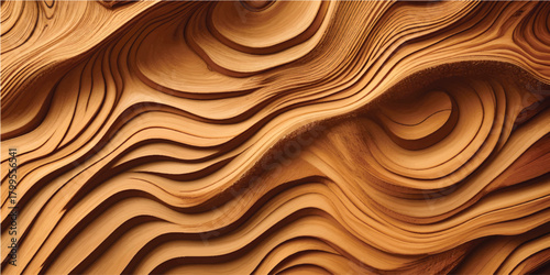 Natural brown wood grain pattern texture design material for a textured wooden wall backdrop or surface