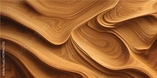 Natural brown wooden texture pattern of a hardwood plank for floor or wall design