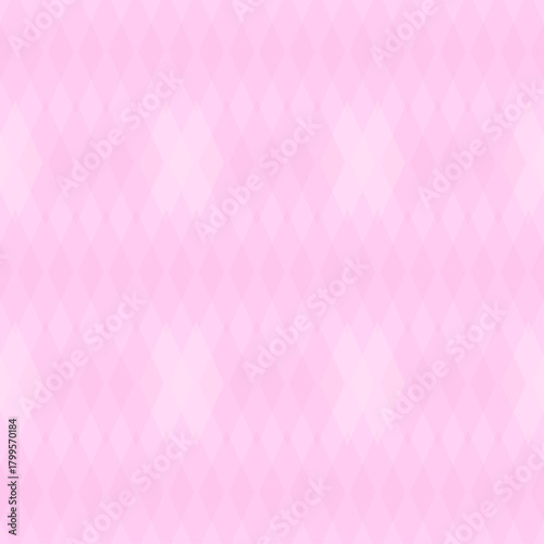 正方形の背景　ダイヤ柄のグラデーション　ピンク