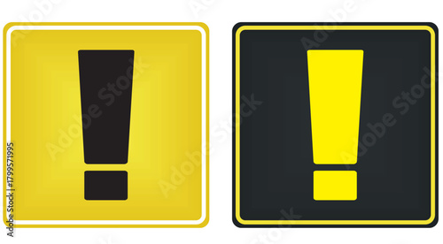Caution warning sign. vector illustration