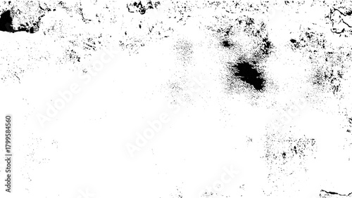 Vector grunge texture concrete abstract distress overlay on white background. 
