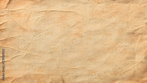 Old crumpled paper texture or background