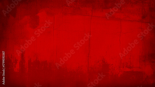 Cracked, weathered painted wall background stock illustration