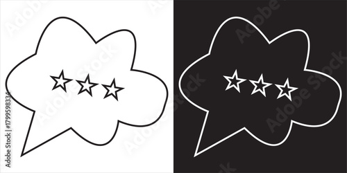 Manga speech bubbles with simple dialog icons. Minimal featuring basic dot dialog symbols, ideal for comics, communication graphics, and expressive storytelling design EPS10/AI.