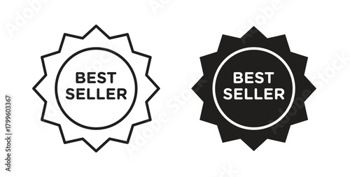 Best seller icon Isolated flat vector in outline collection on white background