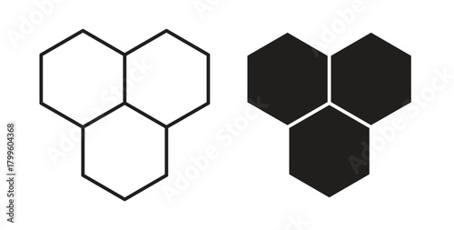 Brick paver icon Isolated flat vector in outline collection on white background