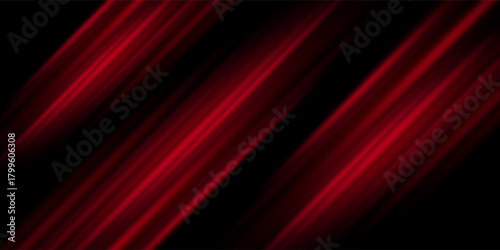 abstract red and black are light pattern with the gradient is the with floor wall metal texture soft.