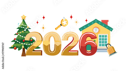 Happy new year real estate market forecast and housing trends for buying selling in year of two thousand twenty six