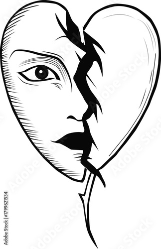 The Face of a Broken Heart